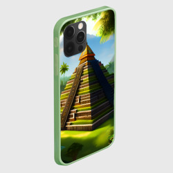 Чехол для iPhone 12 Pro Max Пирамида индейцев майя - фото 2