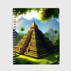Тетрадь Пирамида индейцев майя