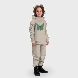 Детский костюм хлопок Oversize Зеленая бабочка - фото 2