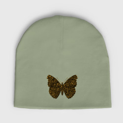 Женская шапка демисезонная Золотая бабочка