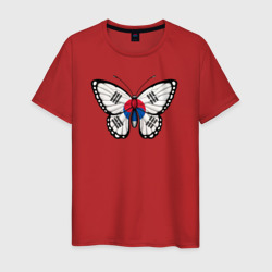 Мужская футболка хлопок Бабочка Южная Корея