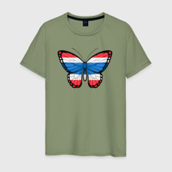 Бабочка Таиланд – Мужская футболка хлопок с принтом купить со скидкой в -20%