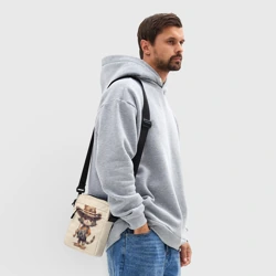 Сумка через плечо 3D Котенок в майке с фотоаппаратом - фото 2