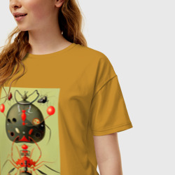 Женская футболка хлопок Oversize Повелитель муравьёв - поп-арт - фото 2
