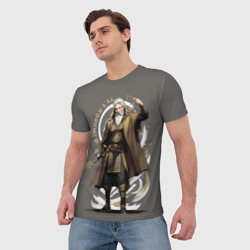 Мужская футболка 3D Бог Odin - мифы древних славян - фото 2