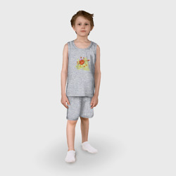 Детская пижама с шортами хлопок Паучок в своей сети - фото 2