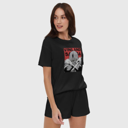 Женская пижама с шортиками хлопок Торфинн - фото 2