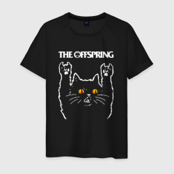 Мужская футболка хлопок The Offspring rock cat