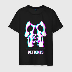 Deftones glitch rock – Футболка из хлопка с принтом купить со скидкой в -20%