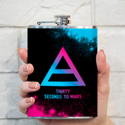 Фляга Thirty Seconds to Mars - neon gradient - фото 2