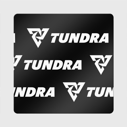 Магнит виниловый Квадрат Tundra Esports black