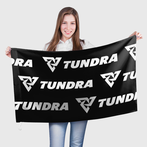 Флаг 3D Tundra Esports black