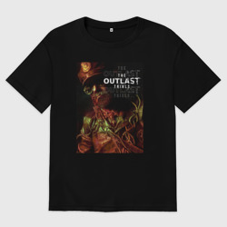 Женская футболка хлопок Oversize The Outlast Trials Лиланд Койл
