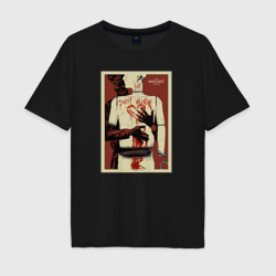 The Outlast Trials арт – Мужская футболка хлопок Oversize с принтом купить со скидкой в -16%