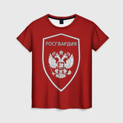 Женская футболка 3D Росгвардия РФ