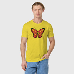 Мужская футболка хлопок Бабочка Северная Македония - фото 2