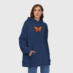 Худи SuperOversize хлопок Бабочка Северная Македония - фото 2