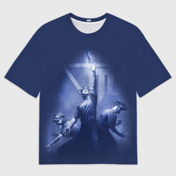 Женская футболка oversize 3D The Outlast Trials игра