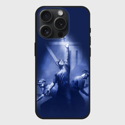 Чехол силиконовый для Apple iPhone 15 Pro матовый The Outlast Trials игра