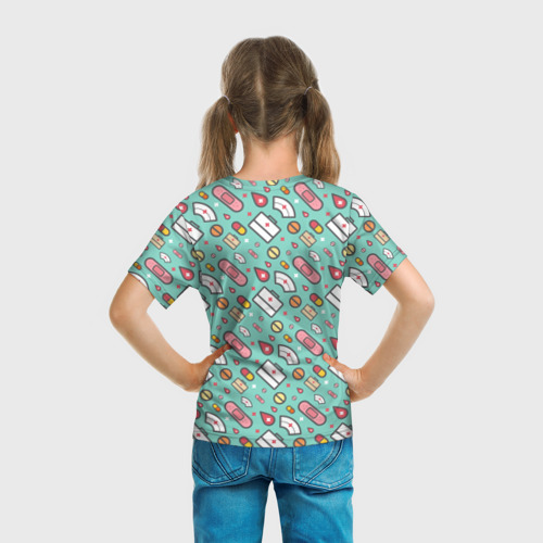 Детская футболка 3D Медицинские примочки, цвет 3D печать - фото 6
