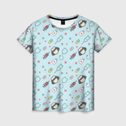 Nurse Doctor – Женская футболка 3D с принтом купить со скидкой в -26%