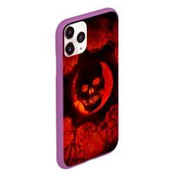 Чехол для iPhone 11 Pro Max матовый Gears of War красный - фото 2