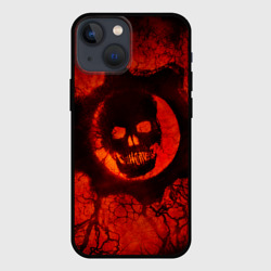 Чехол для iPhone 13 mini Gears of War красный