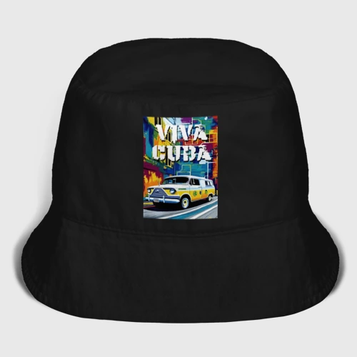Мужская панама хлопок Viva Cuba - car - retro