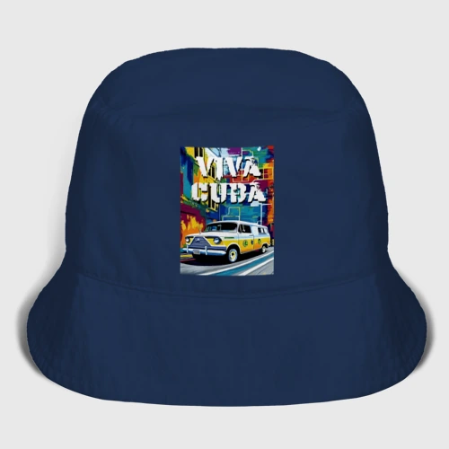 Мужская панама хлопок Viva Cuba - car - retro
