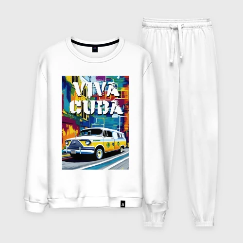 Мужской костюм хлопок Viva Cuba - car - retro