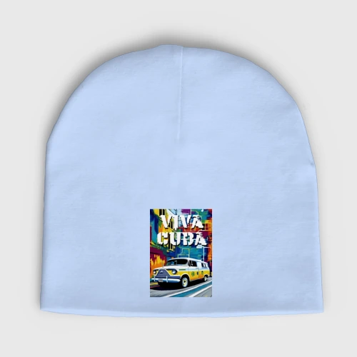 Мужская шапка демисезонная Viva Cuba - car - retro