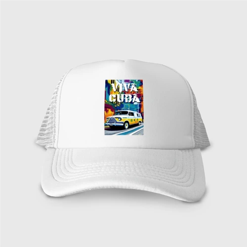 Кепка тракер с сеткой Viva Cuba - car - retro