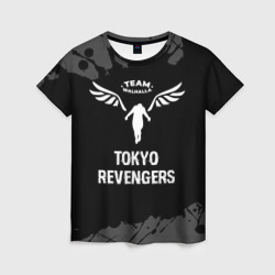 Tokyo Revengers glitch на темном фоне – Женская футболка 3D с принтом купить со скидкой в -26%