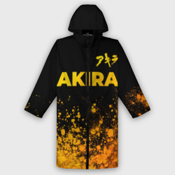 Мужской дождевик 3D Akira - gold gradient: символ сверху