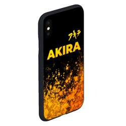 Чехол для iPhone XS Max матовый Akira - gold gradient: символ сверху - фото 2