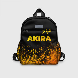 Детский рюкзак 3D Akira - gold gradient: символ сверху