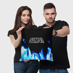 Подушка 3D Sum41 blue fire - фото 2