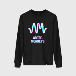 Женский свитшот хлопок Arctic Monkeys glitch rock