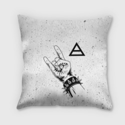 Подушка 3D Thirty Seconds to Mars и рок символ