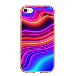 Яркие  неоновые волны – Чехол для iPhone 6Plus/6S Plus матовый с принтом купить