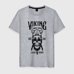 Викинг Воин – Мужская футболка хлопок с принтом купить со скидкой в -20%