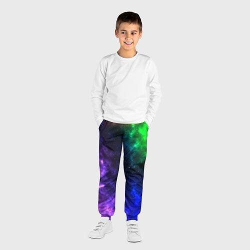 Детские брюки 3D Космос мультицвет, цвет 3D печать - фото 4