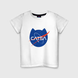 Детская футболка хлопок Коты - исследователи Космоса