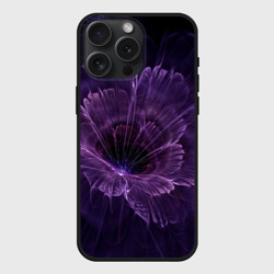 Midjourney неоновый цветок – Чехол силиконовый для Apple iPhone 15 Pro Мax матовый с принтом купить