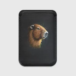 Картхолдер Magsafe магнитный Вышивка Капибара
