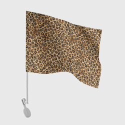 Флаг для автомобиля Шкура леопарда, гепарда, ягуара, рыси