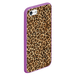 Чехол для iPhone 5/5S матовый Шкура леопарда, гепарда, ягуара, рыси - фото 2