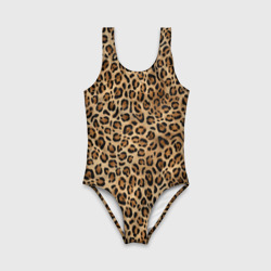 Детский купальник 3D Шкура леопарда, гепарда, ягуара, рыси - фото 2