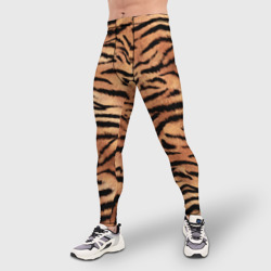 Мужские тайтсы 3D Полосатая шкура тигра - фото 2
