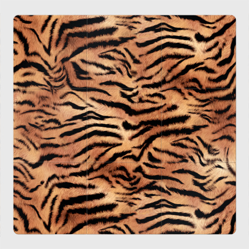 Магнитный плакат 3Х3 Полосатая шкура тигра